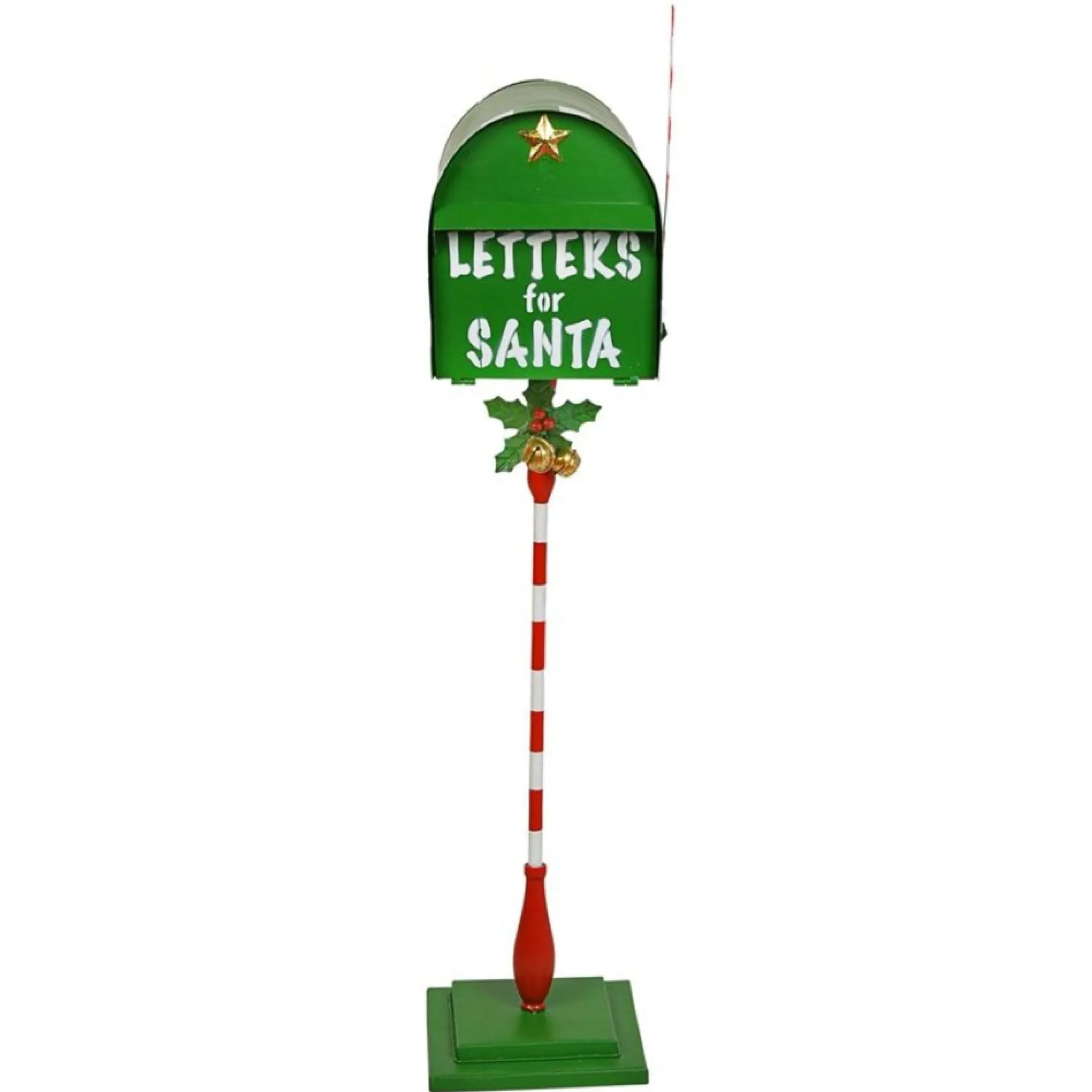 Commercial*Outdoor Living and Style 34" North Pole Letters For Santa Mailbox Christmas Outdoor Garden Statue