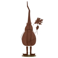 Glitzhome 48" Orange Hand Crafted Fall Harvest Gnome Outdoor Decoration