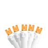 Northlight 50 Orange Led Wide Angle Christmas Lights - 16.25 Ft White Wire