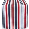 Contemporary Home Living 72" Patriotic Stripes Outdoor 4Th Of July Table Runner