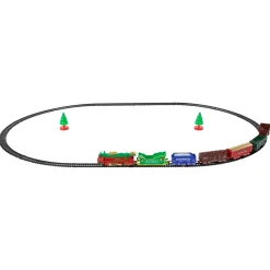 Trains*Northlight 23 Pc Battery Operated Lighted And Animated Classic Christmas Train Set With Oval Track