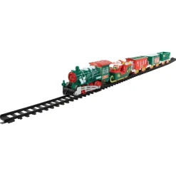 Trains*Northlight 30 Pc Battery Operated Lighted And Animated Classic Christmas Train Set With Music