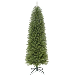 CC Christmas Decor Unlit Traditional Trees>6.5' Pencil Fraser Fir Artificial Christmas Tree With Stand, Unlit
