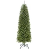 CC Christmas Decor Unlit Traditional Trees>7' Pencil Fraser Fir Artificial Christmas Tree With Stand, Unlit