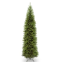 National Tree Company 9 And 9.5 Feet Tall>9' Pencil Kingswood Fir Artificial Christmas Tree, Unlit