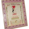 Advent Calendars*CC Christmas Decor 17" Pink And Beige First Christmas Together Wedding Advent Calendar