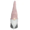 Gnomes*Northlight 11" Pink And Gray Standing Gnome Christmas Decoration