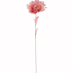 Sprays, Branches & Picks*Northlight 20.75" Pink Feather Peony Artificial Christmas Floral Pick