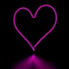Northlight 13.5" Pink Heart Led Neon Style Valentine's Day Wall Sign