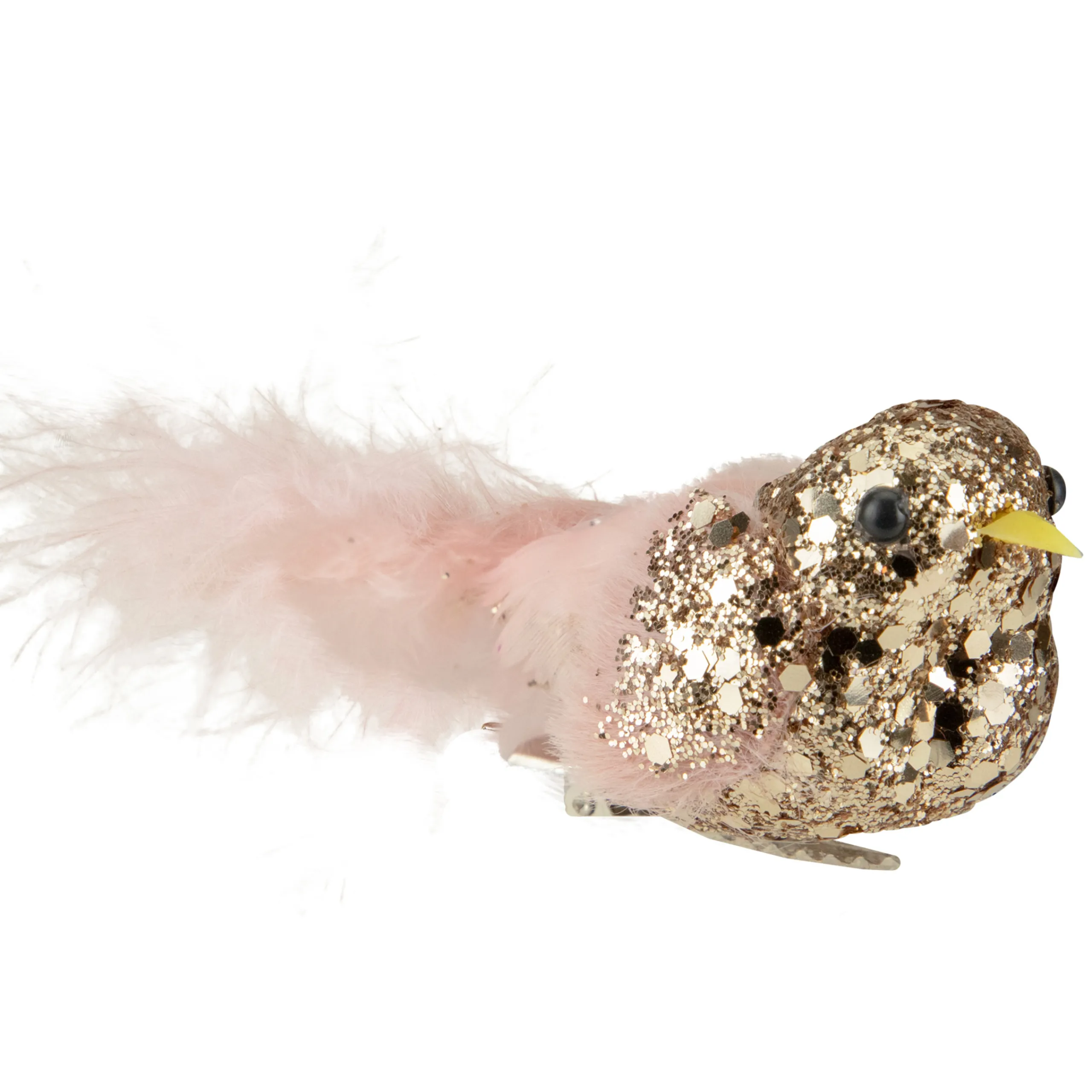 Northlight Animals>4" Pink Sequin Clip On Bird Christmas Ornament