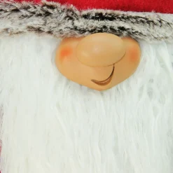 Gnomes*Northlight 25.5" Plush Red And Gray Nordic Santa Christmas Gnome Tabletop Figure