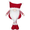 Gnomes*Northlight 18.5" Plush Red And White Standing Tabletop Gnome Christmas Decoration