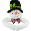 Unlit Tree Toppers*Northlight 25" Plush Snowman Christmas Tree Topper, Unlit