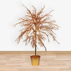 CMI Potted Trees>3.8' Potted Crystallized Glitter Full Artificial Christmas Tree - Unlit