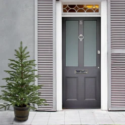 National Tree Company Potted Trees>4' Potted Norwegian Spruce Entrance Artificial Christmas Tree, Unlit