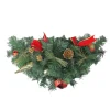 Unlit Swags*Northlight 24" Pre-Decorated And Ball Ornaments With Bows Artificial Christmas Swag - Unlit