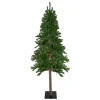 Northlight 7 And 7.5 Feet Tall>7' Pre-Lit Alpine Artificial Christmas Tree - Multi Lights