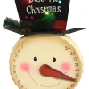 Advent Calendars*Sterling 20" Pre-Lit Beige And Black Artificial Christmas Snowman Advent Calendar