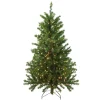 Northlight 4 And 4.5 Feet Tall>4' Pre-Lit Canadian Pine Medium Artificial Christmas Tree - Clear Lights