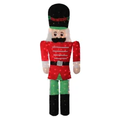 Commercial*Northlight 6' Pre-Lit Candy Cane Lane 2-D Toy Soldier Christmas Outdoor Decor