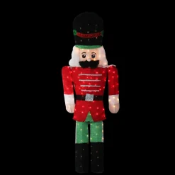 Commercial*Northlight 6' Pre-Lit Candy Cane Lane 2-D Toy Soldier Christmas Outdoor Decor