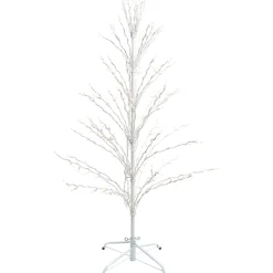 Northlight Twig Trees>4' Pre-Lit Cascade Twig Tree Outdoor Christmas Decoration - Clear Lights