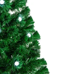 Northlight Fiber Optic Trees>3' Pre-Lit Color Changing Fiber Optic Artificial Christmas Tree With Balls