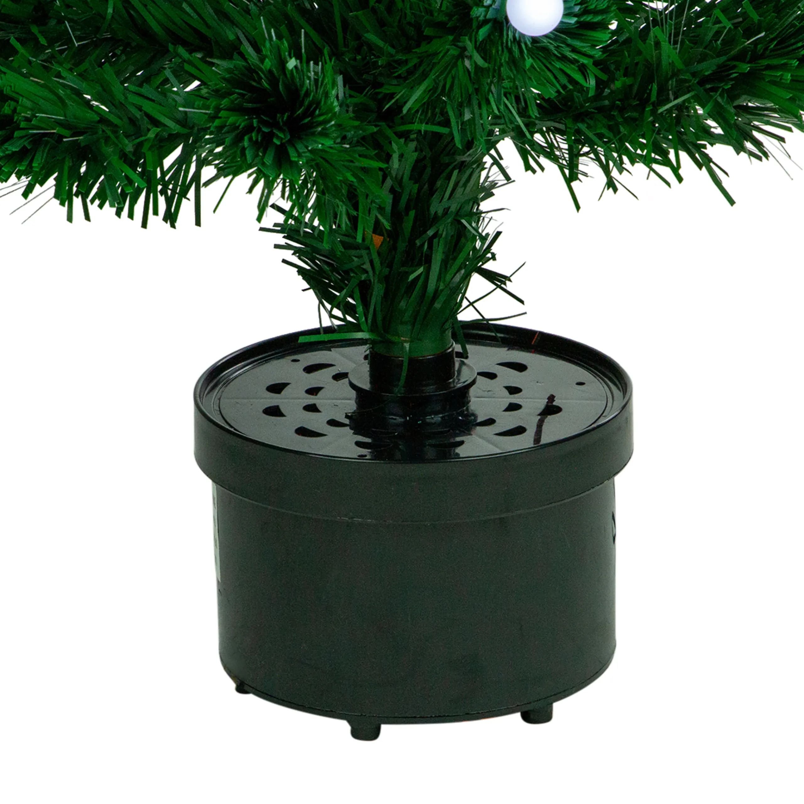 Northlight Fiber Optic Trees>3' Pre-Lit Color Changing Fiber Optic Artificial Christmas Tree With Balls