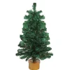 Northlight Fiber Optic Trees>3' Pre-Lit Color Changing Fiber Optic Artificial Christmas Tree