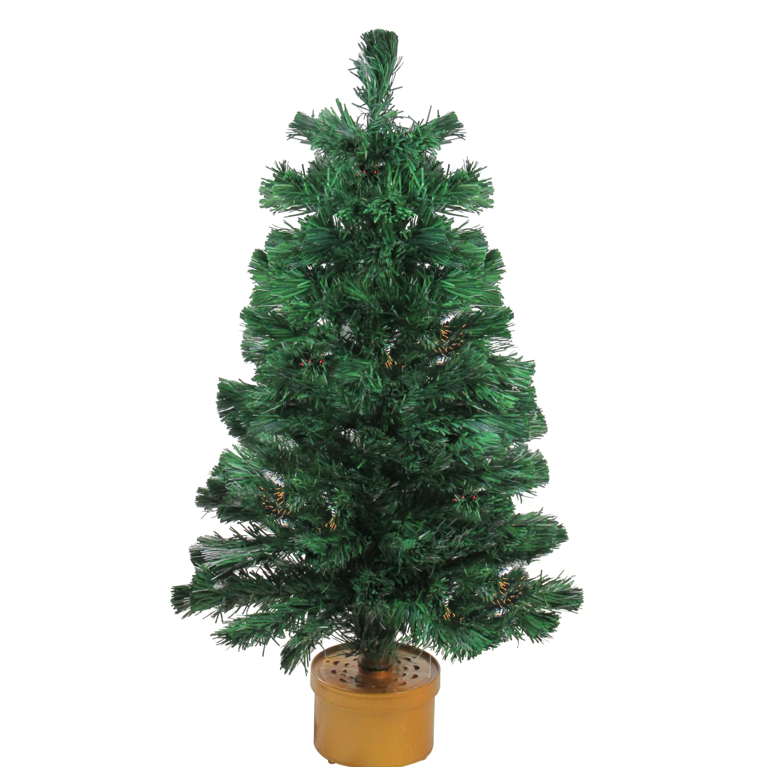 Northlight Fiber Optic Trees>3' Pre-Lit Color Changing Fiber Optic Artificial Christmas Tree