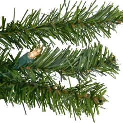 Pre-Lit Wreaths*Northlight 5' Pre-Lit Commercial Canadian Pine Artificial Christmas Wreath, Clear Lights