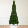Northlight 15 Feet And Taller>16' Pre-Lit Commercial Pendleton Spruce Slim Artificial Christmas Tree, Multicolor Lights