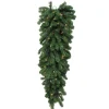 Pre-Lit Teardrops*Northlight 54" Pre-Lit Deluxe Windsor Pine Artificial Christmas Teardrop Swag - Clear Lights