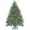 National Tree Company 4 And 4.5 Feet Tall>4.5' Pre-Lit Downswept Douglas Blue Fir Christmas Tree, Clear Lights