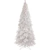 Northlight 9 And 9.5 Feet Tall>9' Pre-Lit Flocked Norway White Pine Artificial Christmas Tree, Warm White Led Lights