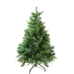 Northlight 4 And 4.5 Feet Tall>4.5' Pre-Lit Full Ashcroft Cashmere Pine Artificial Christmas Tree - Clear Dura-Lit Lights