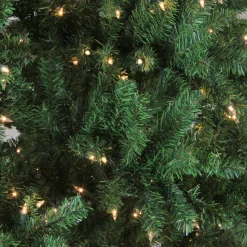 Northlight 9 And 9.5 Feet Tall>9.5' Pre-Lit Full Buffalo Fir Artificial Christmas Tree - Clear Lights