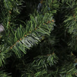 Darice 7 And 7.5 Feet Tall>7' Pre-Lit Full Canadian Pine Artificial Christmas Tree - Clear Lights