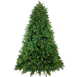 Northlight 7 And 7.5 Feet Tall>7.5' Pre-Lit Full Gunnison Pine Artificial Christmas Tree - Warm White Led Lights