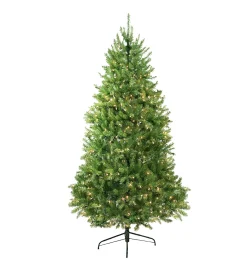 Northlight 9 And 9.5 Feet Tall>9' Pre-Lit Full Northern Pine Artificial Christmas Tree, Clear Lights