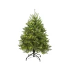 Northlight 4 And 4.5 Feet Tall>4' Pre-Lit Full Northern Pine Artificial Christmas Tree - Warm Clear Led Lights