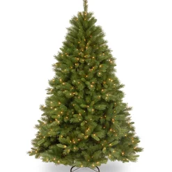 National Tree Company Pre-Lit Traditional Trees>6' Pre-Lit Full Winchester Pine Artificial Christmas Tree, Clear Lights
