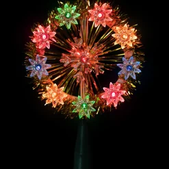 Snowflake Tree Toppers*Northlight 7" Pre-Lit Gold Snowflake Starburst Christmas Tree Topper - Clear Lights