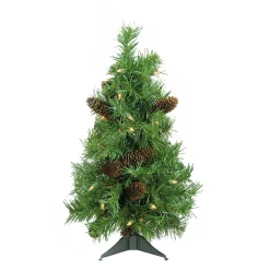 Northlight 2.5 Feet Tall And Smaller>2' Pre-Lit Green Full Dakota Pine Artificial Christmas Tree - Clear Dura-Lit Lights