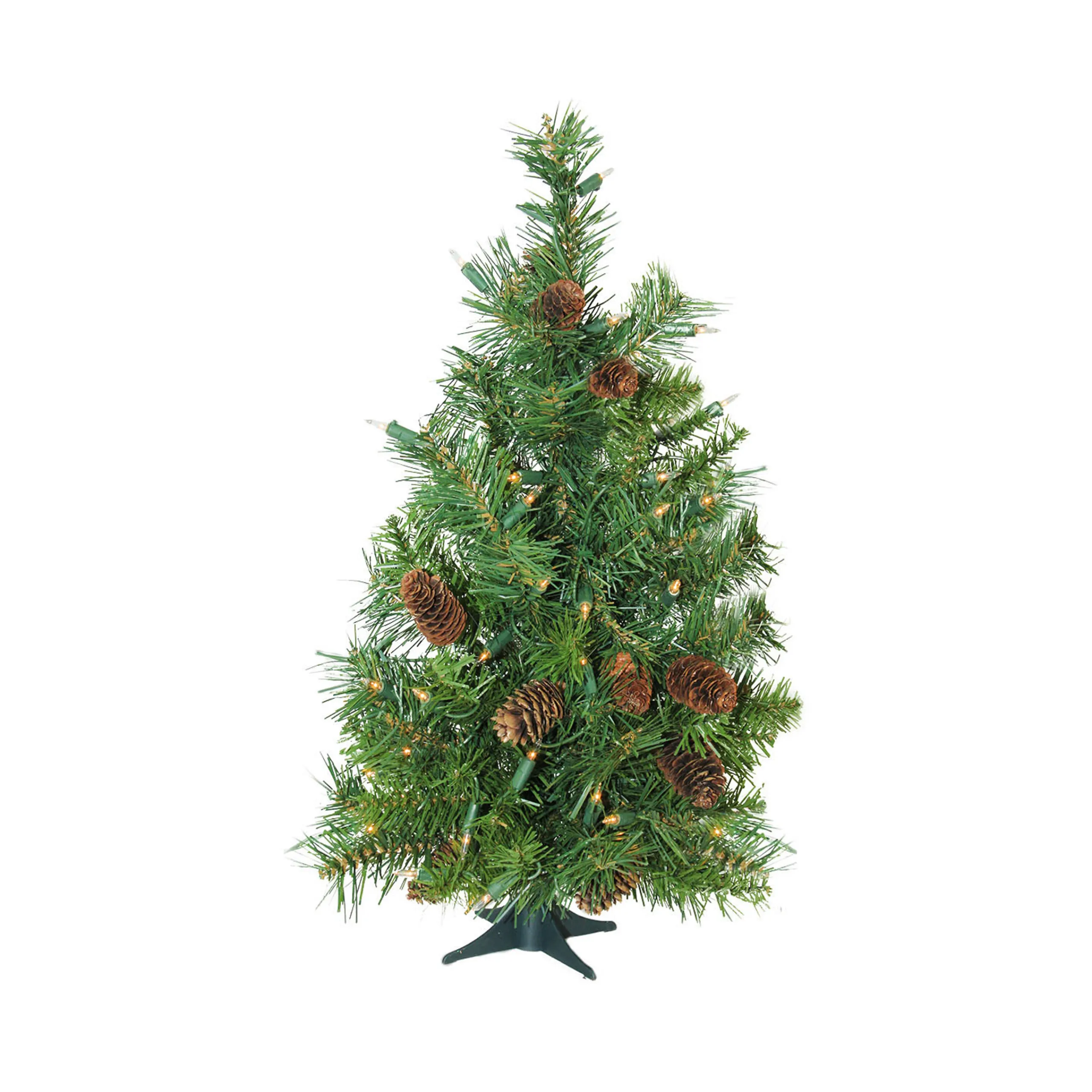 Northlight 3 And 3.5 Feet Tall>3' Pre-Lit Green Medium Dakota Pine Artificial Christmas Tree - Clear Dura-Lit Lights
