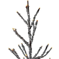 Northlight Yard Art Trees>4' Pre-Lit Led Brown Artificial Christmas Tree With Icicle Lights- Clear Lights