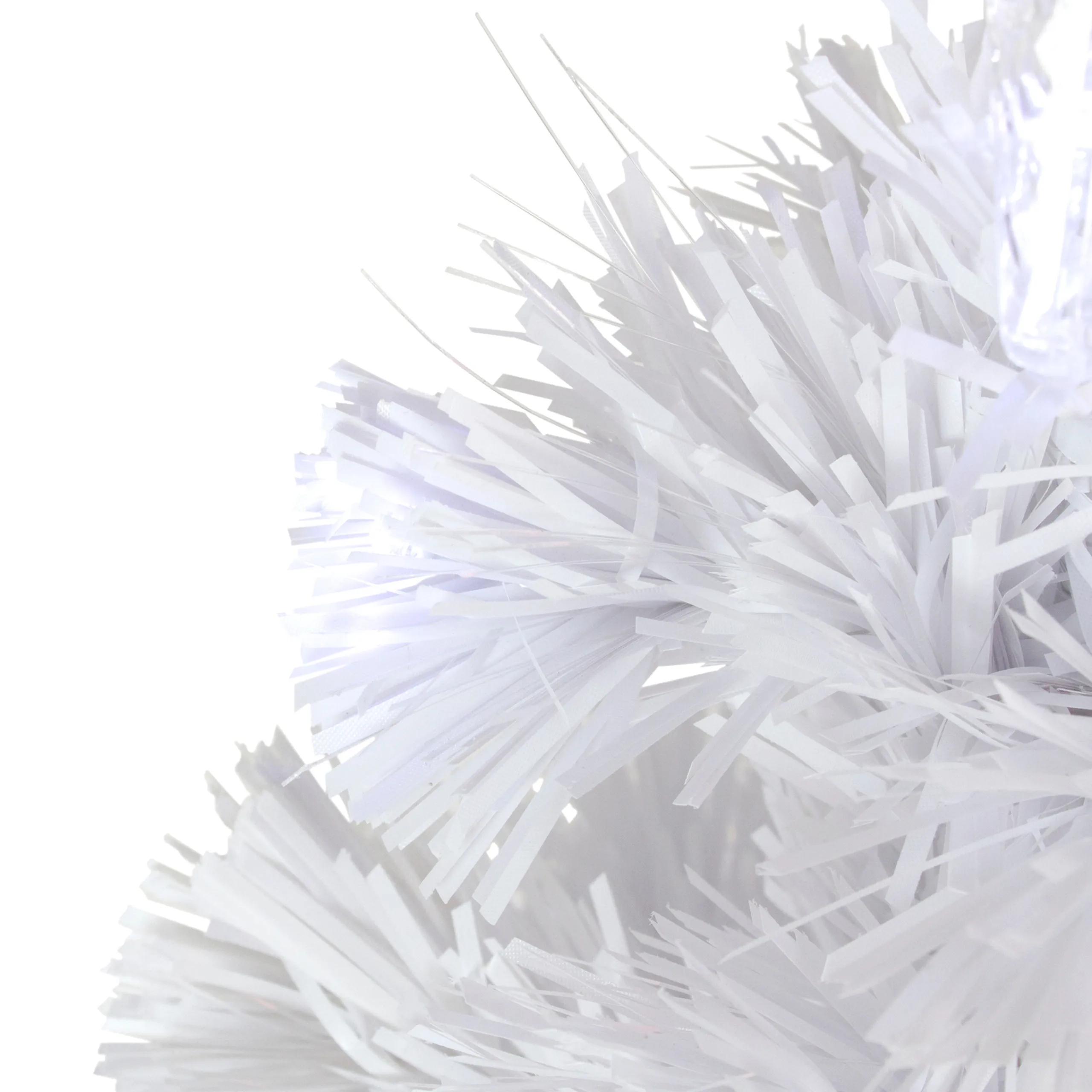 Northlight Fiber Optic Trees>3' Pre-Lit Led Color Changing White Fiber Optic Artificial Christmas Tree