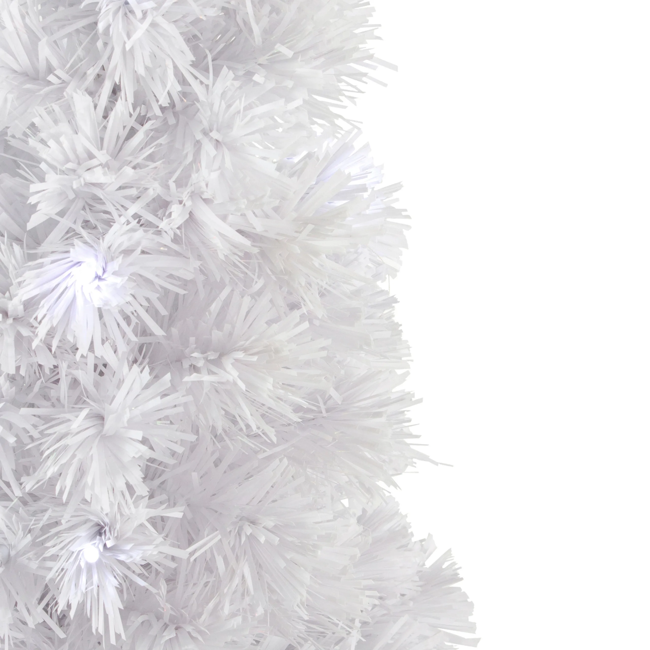 Northlight Fiber Optic Trees>3' Pre-Lit Led Color Changing White Fiber Optic Artificial Christmas Tree