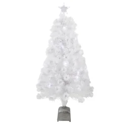Northlight 4 And 4.5 Feet Tall>4' Pre-Lit Led Color Changing Fiber Optic Artificial Christmas Tree
