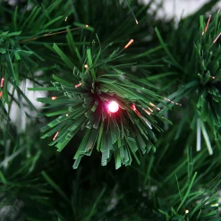Northlight 3 And 3.5 Feet Tall>3' Pre-Lit Led Color Changing Fiber Optic Christmas Tree With Star Tree Topper
